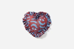 Kudde Hjärta med Volang