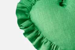 Kudde Hjärta med Volang