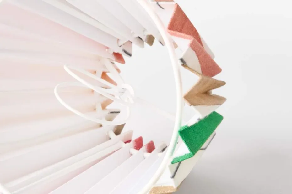 Lampskärm Plisserad