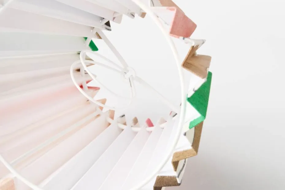 Lampskärm Plisserad