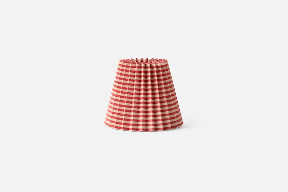 Lampskärm Plisserad