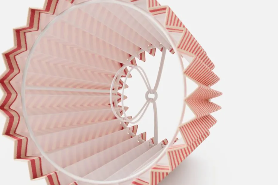 Lampskärm Plisserad