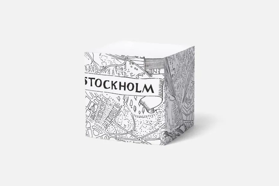 Memoblock Stockholmskartan