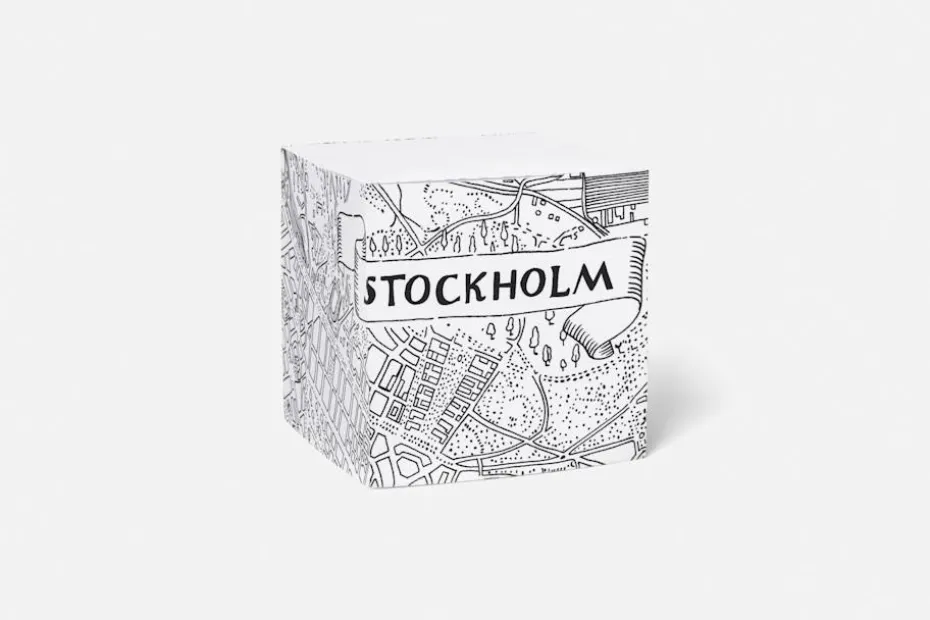 Memoblock Stockholmskartan