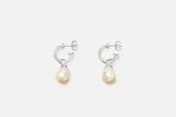 Örhänge Nitad Pärla Liten
