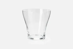 Selterglas Låg Crystal Flora