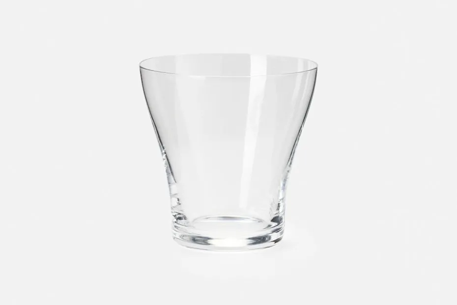 Selterglas Låg Crystal Flora