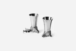 Snapsglas Hjort Vildsvin