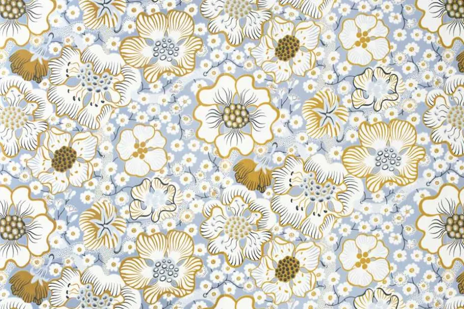 Tapetprov Eldblomman