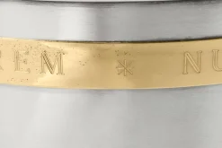 Vas Tenn med Mässingkant